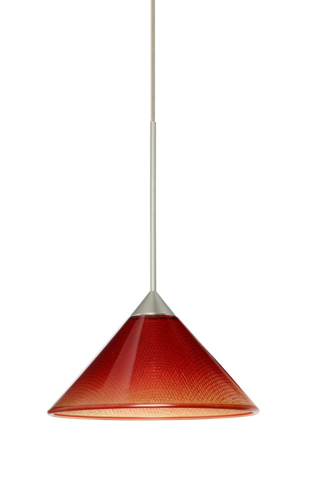 Besa Pendant For Multiport Canopy Kona Satin Nickel Sunset 1x50W Halogen