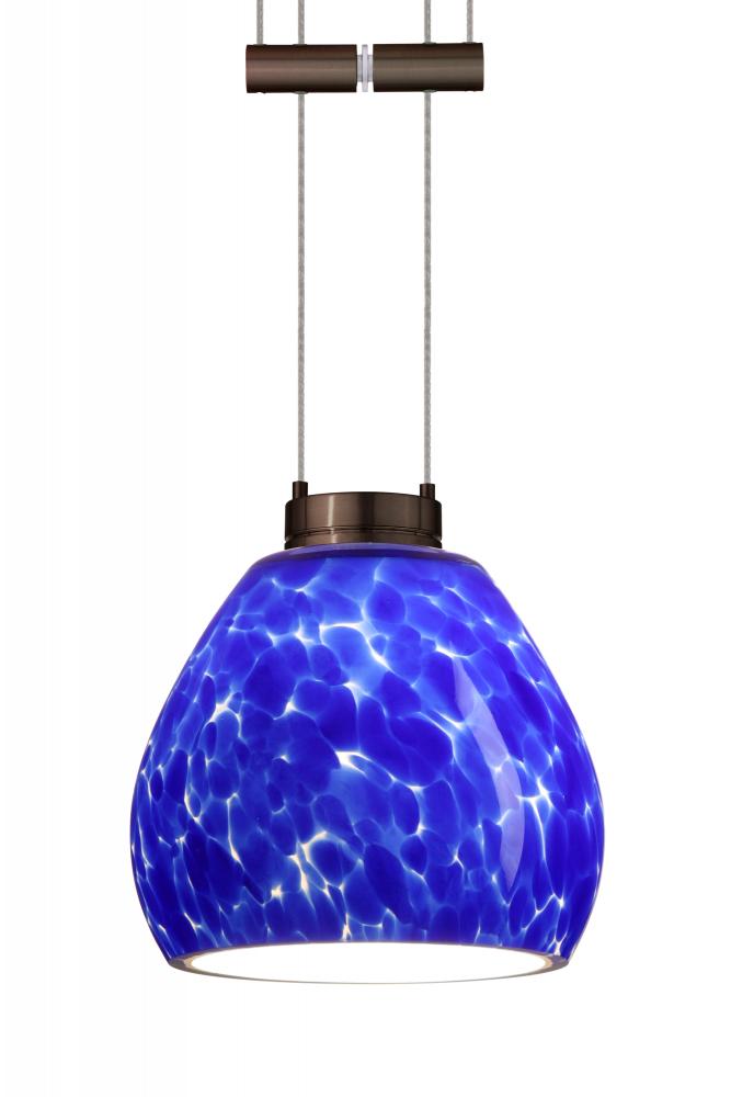 Besa Pendant Tay Tay Bronze Blue Cloud 1x50W Halogen