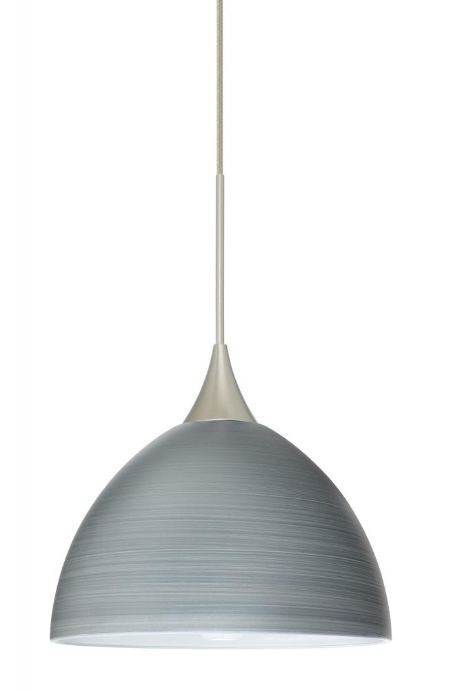 Besa Pendant Brella Satin Nickel Titan 1x50W Halogen