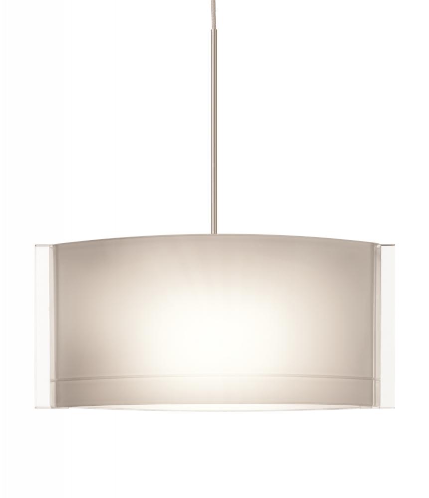 Besa Jodi Pendant 1xc Opal Glossy Satin Nickel 1x50W Halogen