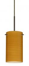  1BT-4404OK-LED-BR - Besa Stilo 7 LED Pendant Oak Bronze 1x9W LED