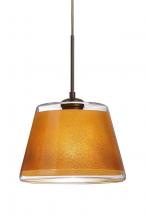 Besa Lighting 1JC-PIC9GD-BR - Besa Pendant Pica 9 Bronze Gold Sand 1x75W Medium Base