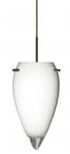 Besa Lighting 1JT-412506-LED-BR - Besa Juli LED Pendant Opal Glossy Bronze 1x9W LED