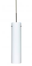 Besa Lighting 1JT-722407-LED-BR - Besa Stilo 16 LED Pendant 1Jt Opal Matte Bronze 1x9W LED