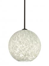 Besa Lighting 1TT-COCO1219-BR - Besa Coco 12 Stem Pendant, Carrera, Bronze Finish, 1x60W Medium Base