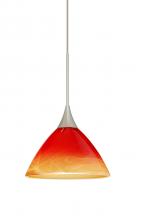 Besa Lighting 1XC-1743SL-SN - Besa Pendant Domi Satin Nickel Solare 1x50W Halogen