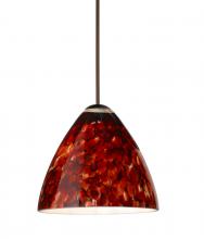 Besa Lighting 1XC-177941-BR - Besa Pendant Mia Bronze Garnet 1x50W Halogen