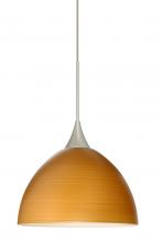 Besa Lighting 1XC-4679OK-SN - Besa Pendant Brella Satin Nickel Oak 1x50W Halogen