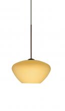 Besa Lighting 1XC-5410VM-BR - Besa Pendant Peri Bronze Vanilla Matte 1x50W Halogen