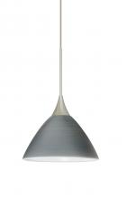 Besa Lighting 1XT-1743TN-LED-SN - Besa Pendant Domi Satin Nickel Titan 1x6W LED