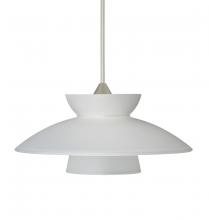 Besa Lighting 1XT-271825-LED-SN - Besa Pendant Trilo 7 Satin Nickel Frost 1x5W LED