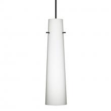  1XT-567407-BK-277 - Besa Camino Pendant Black Opal Matte 1x50W Halogen, 277V