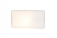 Besa Lighting 1WT-888607-BR - Besa, Lido Vanity, Opal Matte, Bronze Finish, 1x60W Medium Base