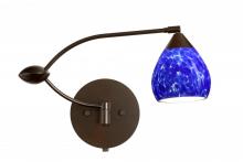 Besa Lighting 1WU-560586-BR - Besa Wall Tay Tay Bronze Blue Cloud 1x50W Halogen Gy6.35