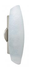  2728ST-LED-SN - Besa Wall Aero 16 Satin Nickel Stucco 1x5W LED