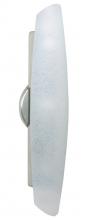  2729ST-LED-SN - Besa Wall Aero 21 Satin Nickel Stucco 2x5W LED