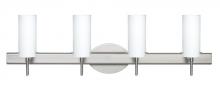 Besa Lighting 4SW-440307-LED-SN - Besa Wall Copa 3 Satin Nickel Opal Matte 4x5W LED