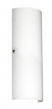 Besa Lighting 819307-SN - Besa Wall Torre 18 Satin Nickel White Matte 2x75W Medium Base