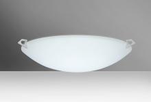  841925-LED-SN - Besa Ceiling Sonya 17 Satin Nickel Satin White 3x11W LED