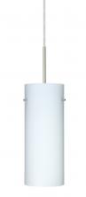 Besa Lighting J-412307-LED-SN - Besa Stilo 10 LED Pendant For Multiport Canopy Opal Matte Satin Nickel 1x9W LED