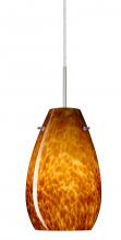 Besa Lighting J-412618-LED-SN - Besa Pera 9 LED Pendant For Multiport Canopy Amber Cloud Satin Nickel 1x9W LED