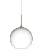 Besa Lighting J-COCO807-SN - Besa Coco 8 Pendant For Multiport Canopy, Opal Matte, Satin Nickel Finish, 1x60W Medi