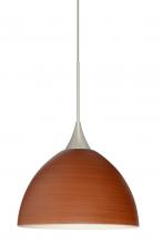 Besa Lighting X-4679CH-LED-SN - Besa Pendant For Multiport Canopy Brella Satin Nickel Cherry 1x5W LED