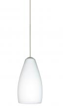 Besa Lighting X-719807-LED-SN - Besa Pendant For Multiport Canopy Karli Satin Nickel Opal Matte 1x5W LED