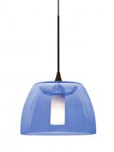 Besa Lighting XP-SPURBL-BR - Besa Spur Cord Pendant, Blue, Bronze Finish, 1x35W Halogen