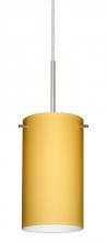 Besa Lighting 1BC-4404VM-MED-SN - Besa Stilo 7 Pendant Satin Nickel Vanilla Matte 1x40W B10 Med