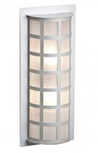 Besa Lighting SCALA20-GL-BA - Besa Outdoor Scala 20 Brushed Aluminum Glitter Glass 2x60W A19