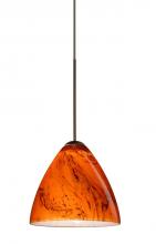 Besa Lighting 1XP-1779HB-BR - Besa Pendant Mia Bronze Habanero 1x50W Halogen