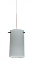 Besa Lighting 1XT-4404KR-LED-BR - Besa Stilo 7 Pendant Chalk Bronze 1x5W LED