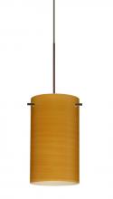 Besa Lighting 1XT-4404OK-LED-BR - Besa Stilo 7 Pendant Oak Bronze 1x5W LED