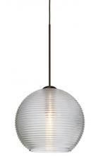 Besa Lighting 1XP-461500-BR - Besa Pendant Kristall 6 Bronze Clear 1x35W Halogen