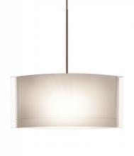 Besa Lighting RXP-673006-BR - Besa Jodi Pendant Rxp Opal Glossy Bronze 1x50W Halogen