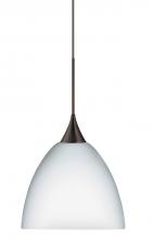 Besa Lighting XP-757007-BR - Besa Pendant Sasha Bronze Opal Matte 1x50W GY6.35