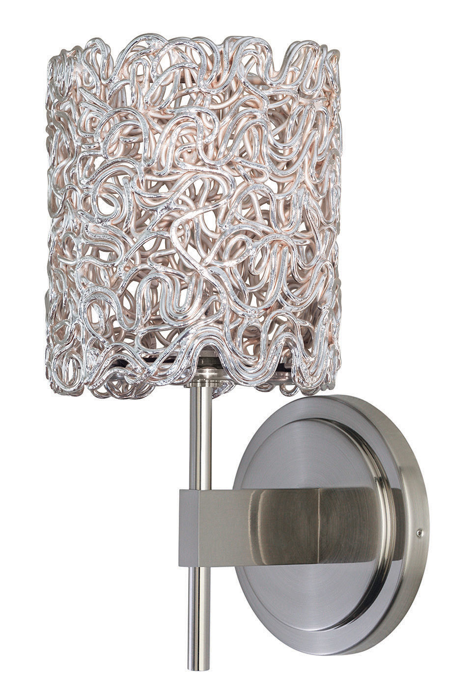 Wall Sconce Spaga Silver Polished Nickel Hal G4 35W 700lm