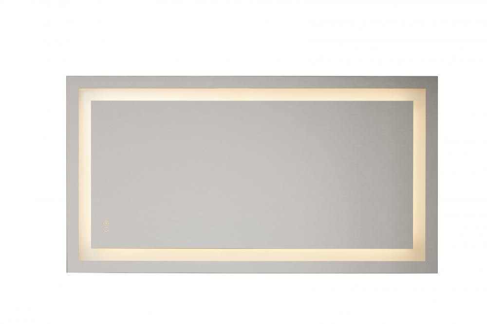 60" x 32" x 1.8" Rectangle LED Mirror, defogger & dimmer, 3000K/4000K/5000K