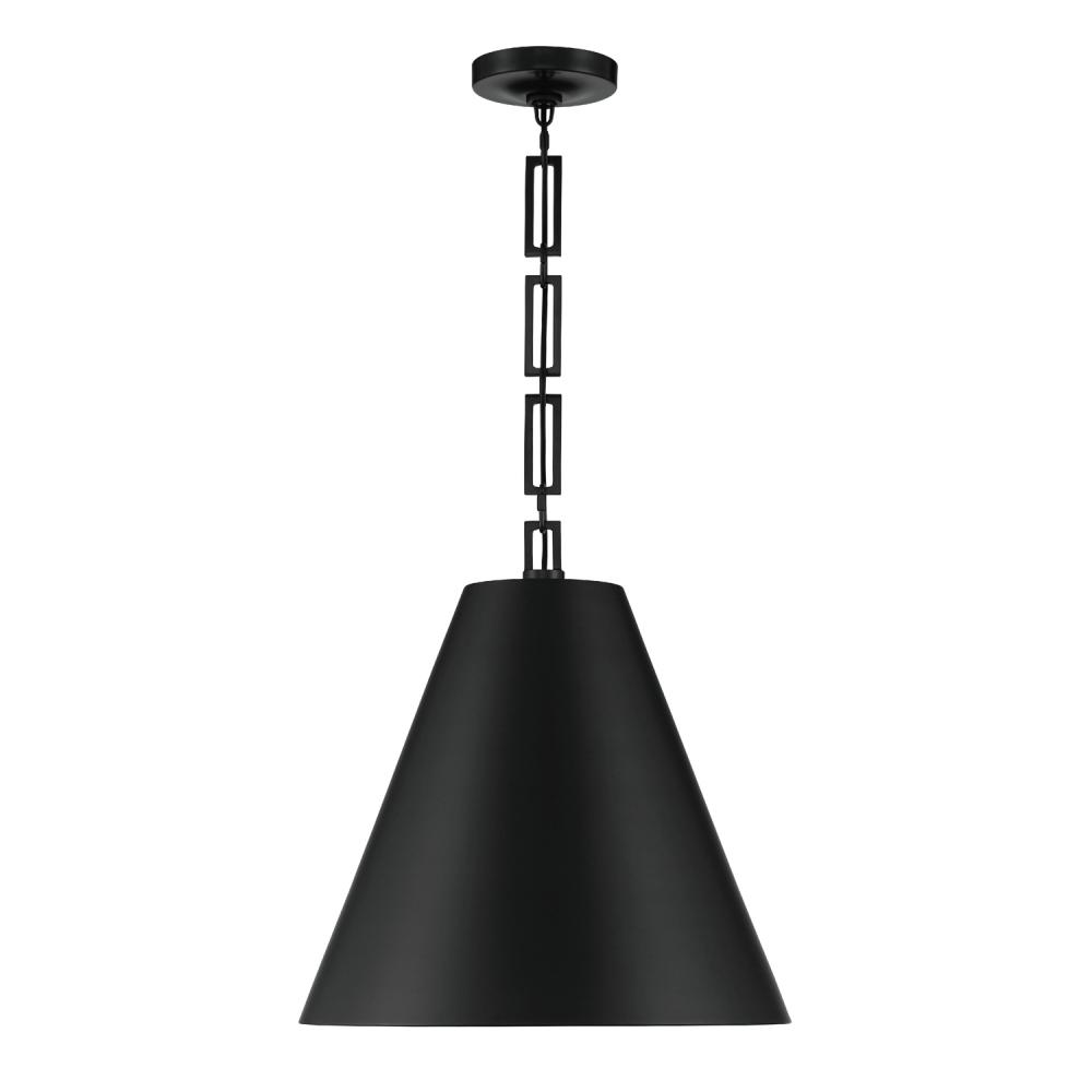 Brian Patrick Flynn Alston 3 Light Matte Black + Antique Gold Chandelier