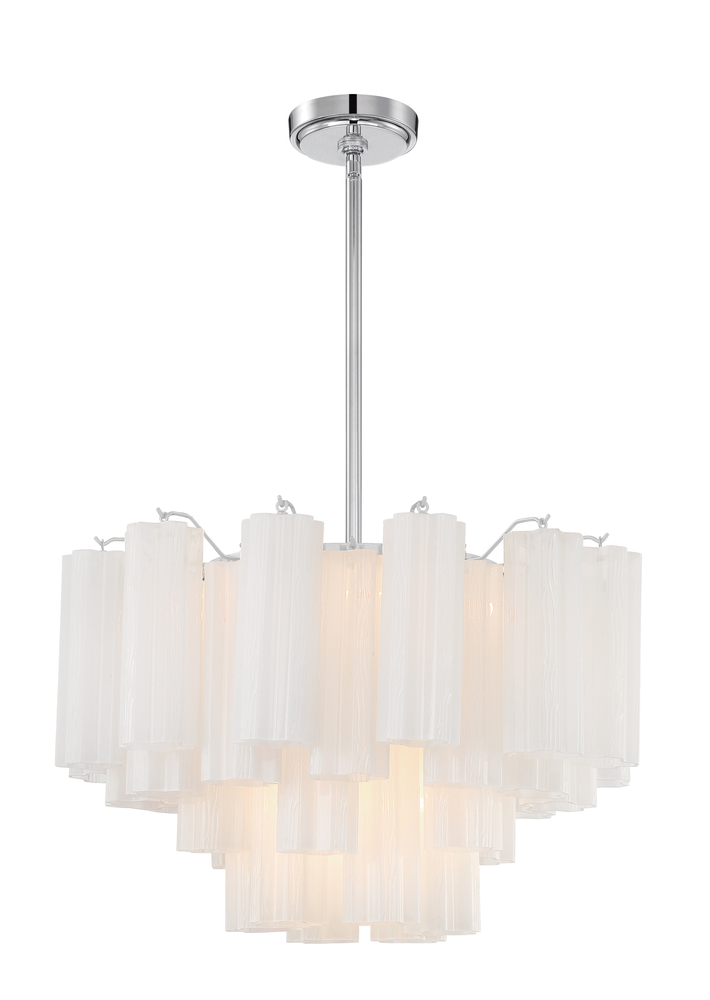 Addis 9 Light Polished Chrome Chandelier