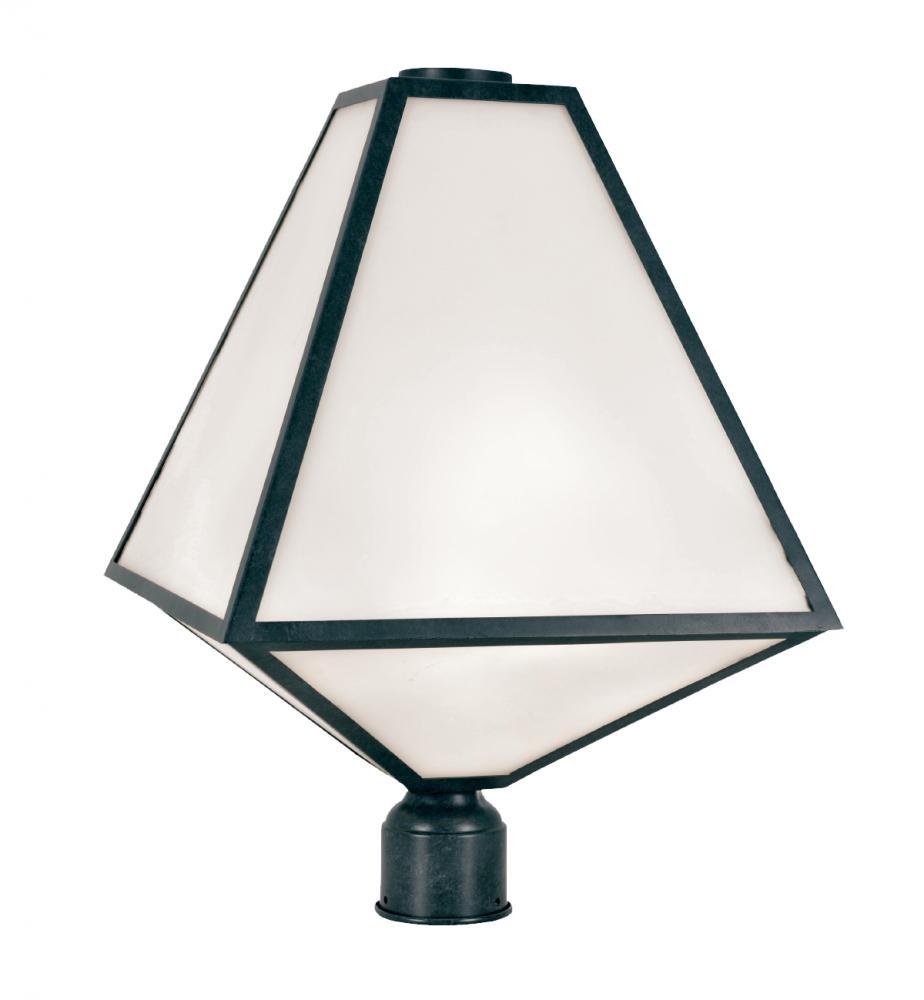 Brian Patrick Flynn Glacier 3 Light Black Charcoal Outdoor Post