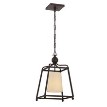 Crystorama 2240-DB - Libby Langdon for Crystorama Sylvan 1 Light Dark Bronze Pendant