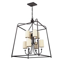 Crystorama 2248-DB - Libby Langdon for Crystorama Sylvan 8 Light Dark Bronze Chandelier