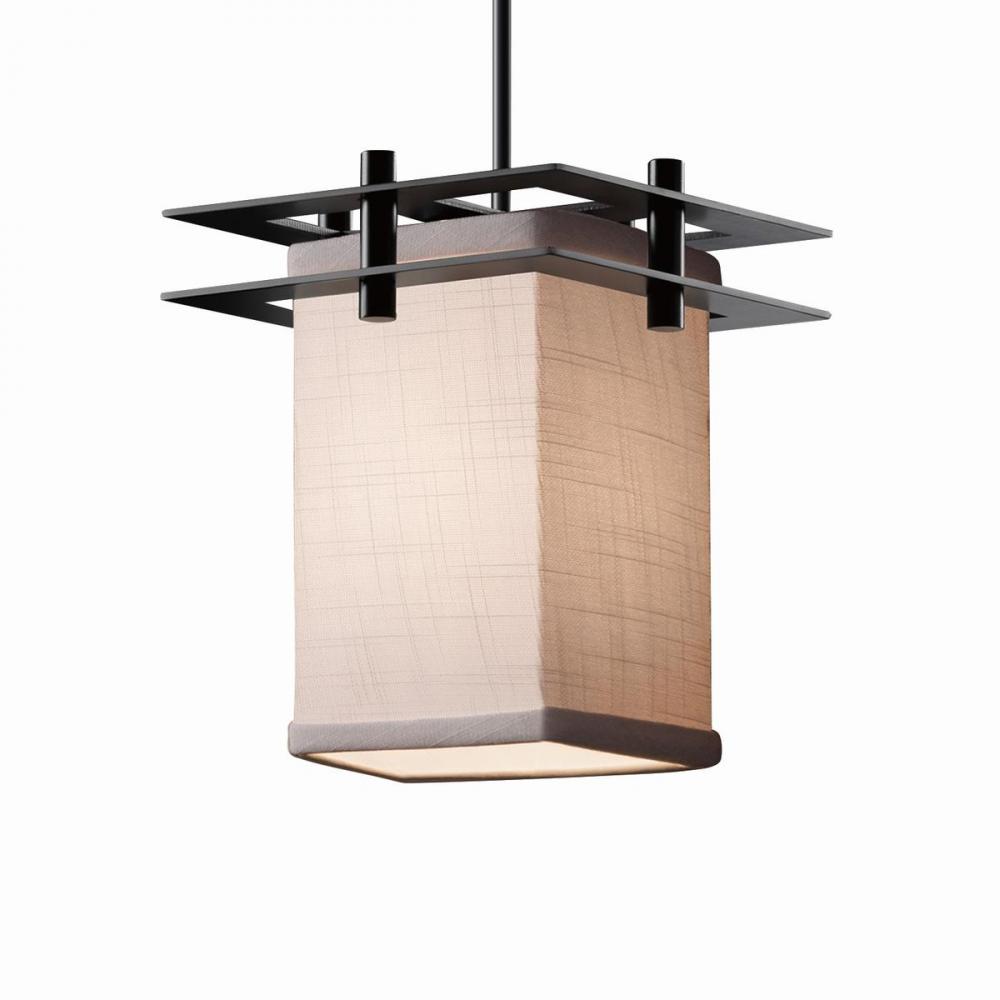 Metropolis 1-Light Small LED Pendant (2 Flat Bars)