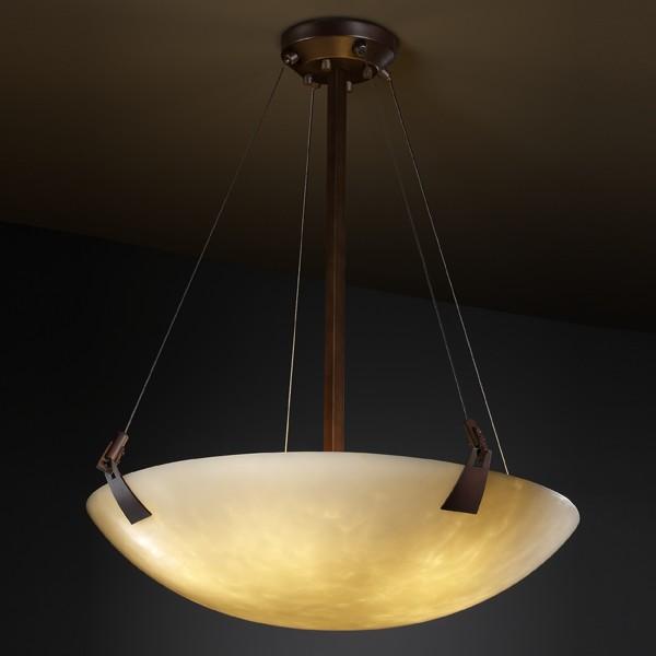 48" Pendant Bowl w/ Tapered Clips