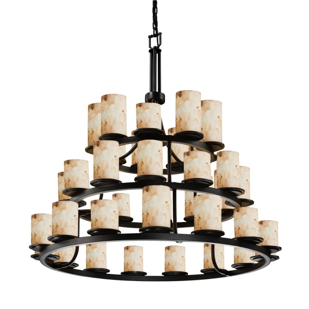 Dakota 36-Light 3-Tier Ring LED Chandelier