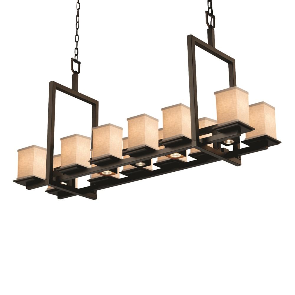 Montana 12-Up & 5-Downlight Bridge Chandelier (Short)