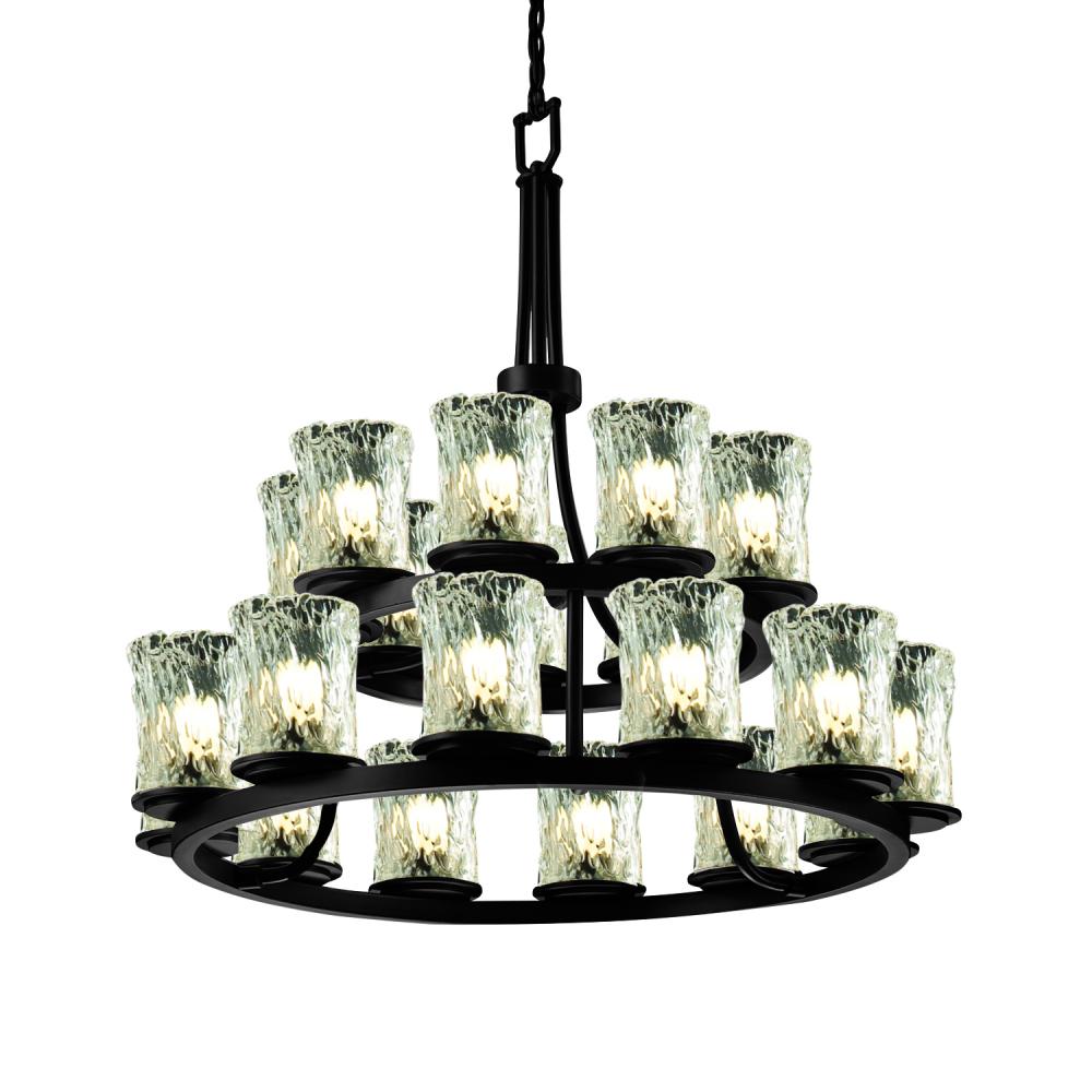 Dakota 21-Light 2-Tier Ring Chandelier