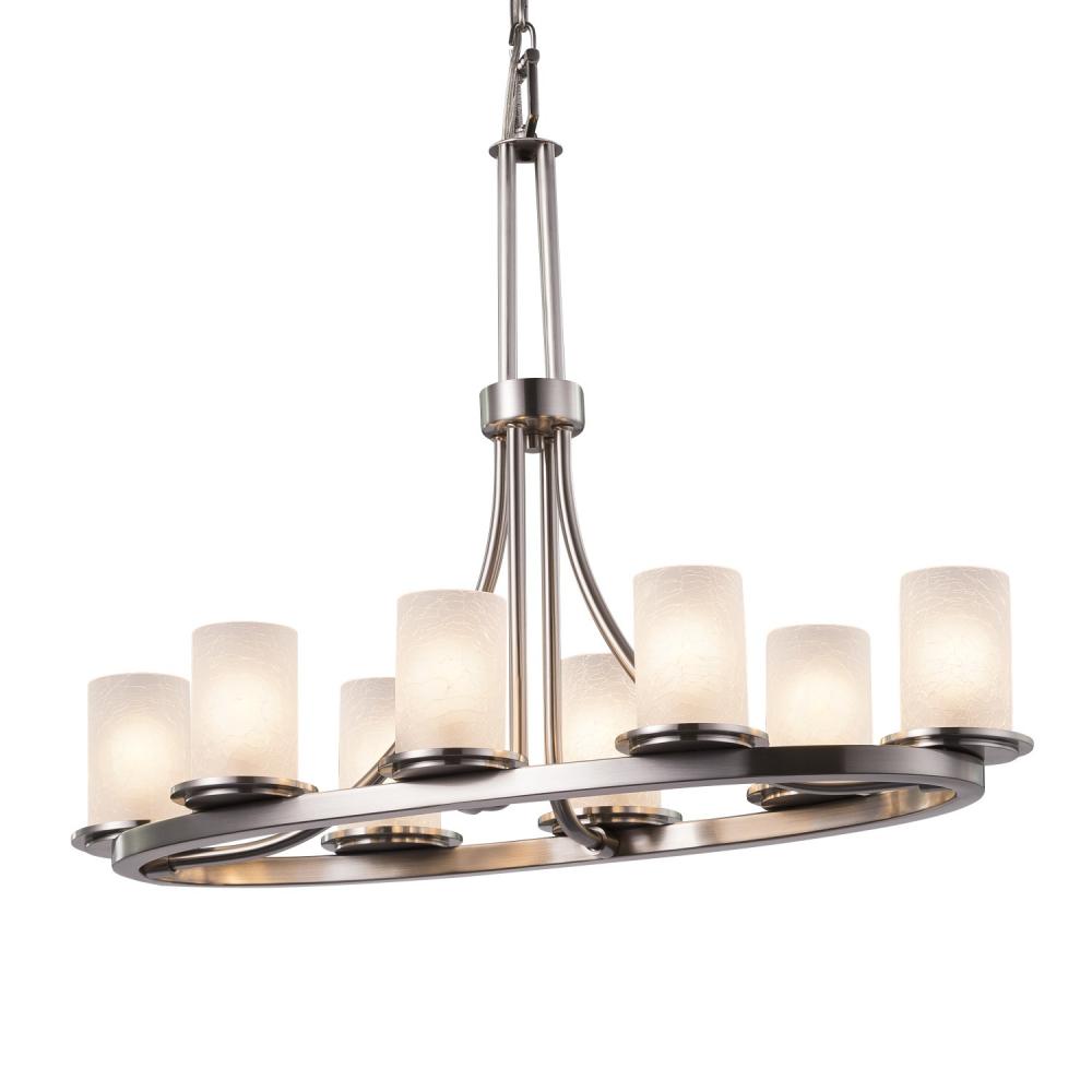 Dakota 8-Light Oval Ring LED Chandelier